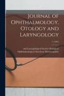 Journal Of Ophthalmology, Otology And Laryngology; 7, (1895) edito da Legare Street Press