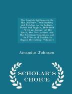 The Swedish Settlements On The Delaware di Amandus Johnson edito da Scholar's Choice