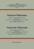 Numerical Mathematics / Numerische Mathematik di Ansorge, Glashoff, Werner edito da Birkhäuser Basel