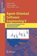 Agent-Oriented Software Engineering V edito da Springer Berlin Heidelberg