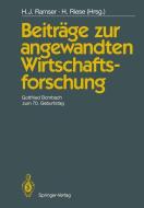 Beiträge zur angewandten Wirtschaftsforschung edito da Springer Berlin Heidelberg