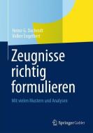 Zeugnisse richtig formulieren di Heinz-G. Dachrodt, Volker Engelbert edito da Gabler, Betriebswirt.-Vlg
