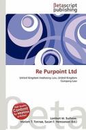 Re Purpoint Ltd edito da Betascript Publishing