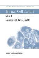 Cancer Cell Lines Part 2 edito da Springer Netherlands