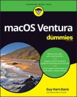 MacOS Ventura For Dummies di G Hart-Davis edito da John Wiley & Sons Inc