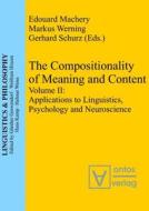 Applications to Linguistics, Psychology and Neuroscience edito da Walter de Gruyter