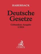 Deutsche Gesetze Gebundene Ausgabe I/2024 edito da C.H. Beck