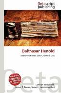 Balthasar Hunold edito da Betascript Publishing