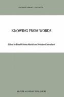 Knowing from Words edito da Springer Netherlands