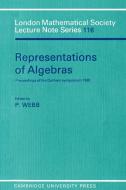 Representations of Algebras edito da Cambridge University Press
