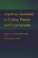 Algebraic Geometry in Coding Theory and Cryptography di Harald Niederreiter edito da Princeton University Press