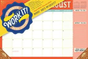 2019 Work It! 17 Month Desk Jotter Wall Calendar di Mary Kate McDevitt edito da Workman Publishing