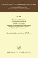 Untersuchung des spitzenlosen Schleifens di Wilfried König edito da VS Verlag für Sozialwissenschaften