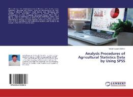 Analysis Procedures of Agricultural Statistics Data by Using SPSS di Vallabhapuram Sekhar edito da LAP Lambert Academic Publishing