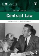 Contract Law di Tracey Cooper, Ewan Kirk edito da Taylor & Francis Ltd