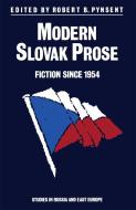 Modern Slovak Prose edito da Palgrave Macmillan