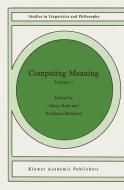 Computing Meaning edito da Springer Netherlands