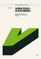 Werkzeugmaschinen di Bozina Perovic edito da Vieweg+Teubner Verlag