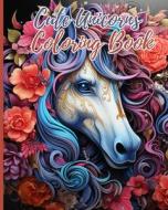 Cute Unicorns Coloring Book di Thy Nguyen edito da Blurb