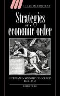 Strategies of Economic Order di Keith Tribe, Tribe Keith edito da Cambridge University Press