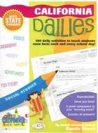 California Dailies: 180 Daily Activities to Teach Students State Facts Each and Every Day! di Carole Marsh edito da GALLOPADE INTL INC