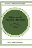 Reference and Anaphoric Relations edito da Springer Netherlands