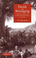 Parish and Belonging di K. D. M. Snell edito da Cambridge University Press