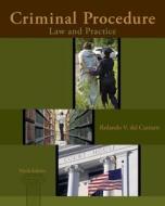 Criminal Procedure di Rolando V Del Carmen edito da Cengage Learning, Inc
