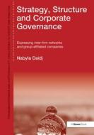 Strategy, Structure and Corporate Governance di Nabyla Daidj edito da Taylor & Francis Ltd
