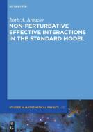 Non-perturbative Effective Interactions in the Standard Model di Boris A. Arbuzov edito da Gruyter, Walter de GmbH
