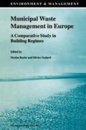 Municipal Waste Management in Europe edito da Springer Netherlands