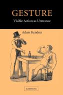 Gesture di Adam Kendon edito da Cambridge University Press
