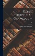 Uzbek Structural Grammar. --; 18 edito da LIGHTNING SOURCE INC