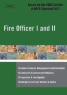 Fire Officer I and II DVD di Delmar Thomson Learning, Delmar Publishers, Delmar Learning edito da Cengage Learning