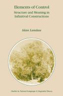 Elements of Control di Idan Landau edito da Springer Netherlands