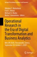 Operational Research in the Era of Digital Transformation and Business Analytics edito da Springer International Publishing