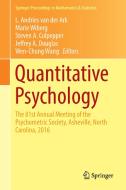 Quantitative Psychology edito da Springer International Publishing