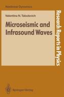 Microseismic and Infrasound Waves di Valentina N. Tabulevich edito da Springer Berlin Heidelberg