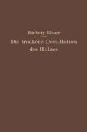 Die trockene Destillation des Holzes di H. M. Bunbury, W. Elsner edito da Springer Berlin Heidelberg
