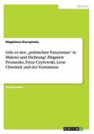 Gibt es den "polnischen Futurismus" in Malerei und Dichtung? Zbigniew Pronaszko, Tytus Czyzewski, Leon Chwistek und der  di Magdalena Skorupinska edito da GRIN Publishing