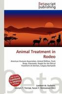 Animal Treatment in Rodeo edito da Betascript Publishing