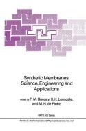 Synthetic Membranes: edito da Springer Netherlands