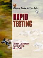 Rapid Testing di Robert Culbertson, Chris Brown, Gary Cobb edito da PRENTICE HALL