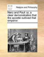 Nero And Paul di Multiple Contributors edito da Gale Ecco, Print Editions