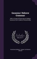 Gesenius' Hebrew Grammar di Wilhelm Gesenius edito da Palala Press