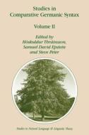 Studies in Comparative Germanic Syntax edito da Springer Netherlands