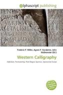 Western Calligraphy edito da Vdm Publishing House
