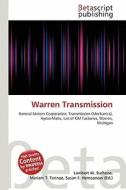 Warren Transmission edito da Betascript Publishing
