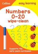 Numbers 0-20 Age 3-5 Wipe Clean Activity Book di Collins Easy Learning edito da HarperCollins Publishers