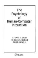 The Psychology of Human-Computer Interaction di Stuart K. Card, Thomas P. Moran, Allen Newell edito da Taylor & Francis Ltd